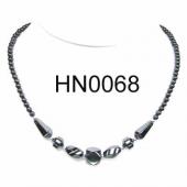 Hematite Chip Beads Stone Chain Choker Fashion Women Necklace